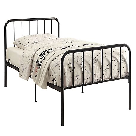 4d concepts bed in a box metal bed|4D Concepts Amelia Twin Bronze Bed in a Box.